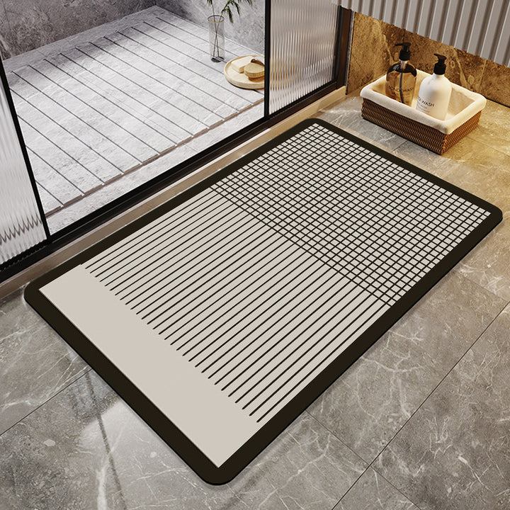 Stylische geometrische Muster-Badmatte Karnz