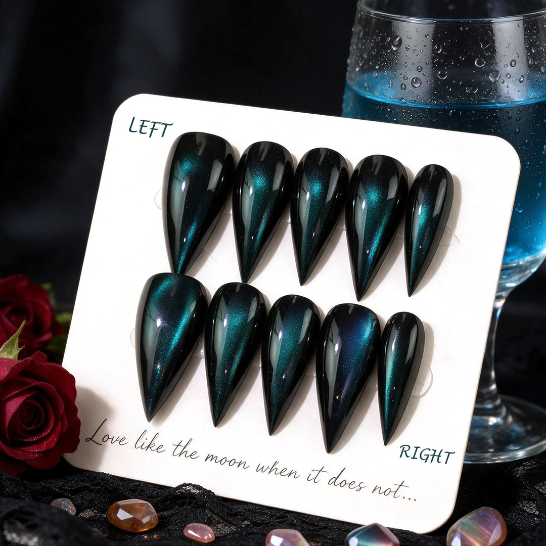 Gothic Stiletto Press-On Nägel
