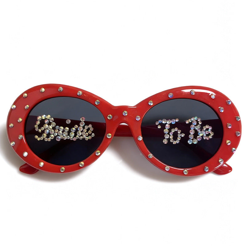 Rhinestone-besetzte Brautsonnenbrille Karnz