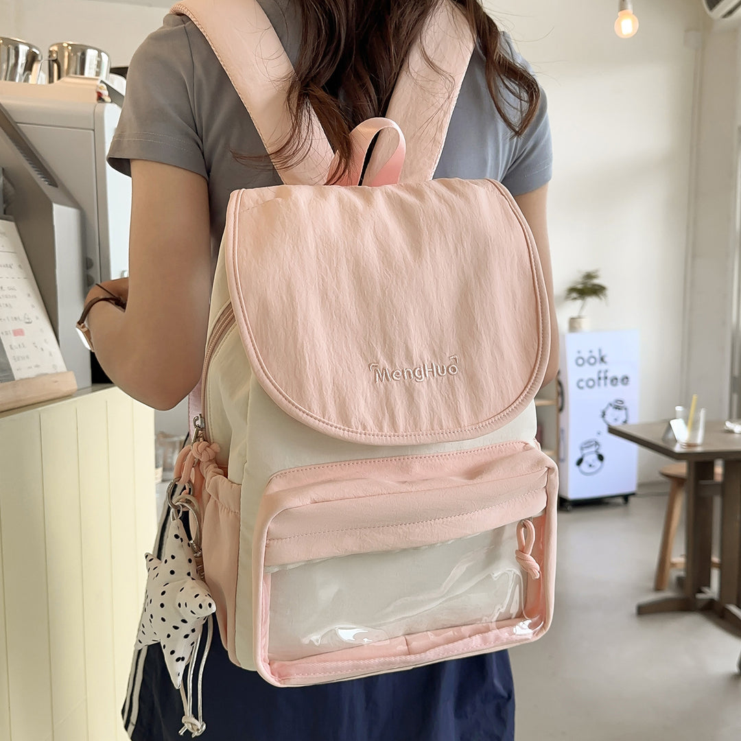 Stylische transparente Utility-Rucksack Karnz