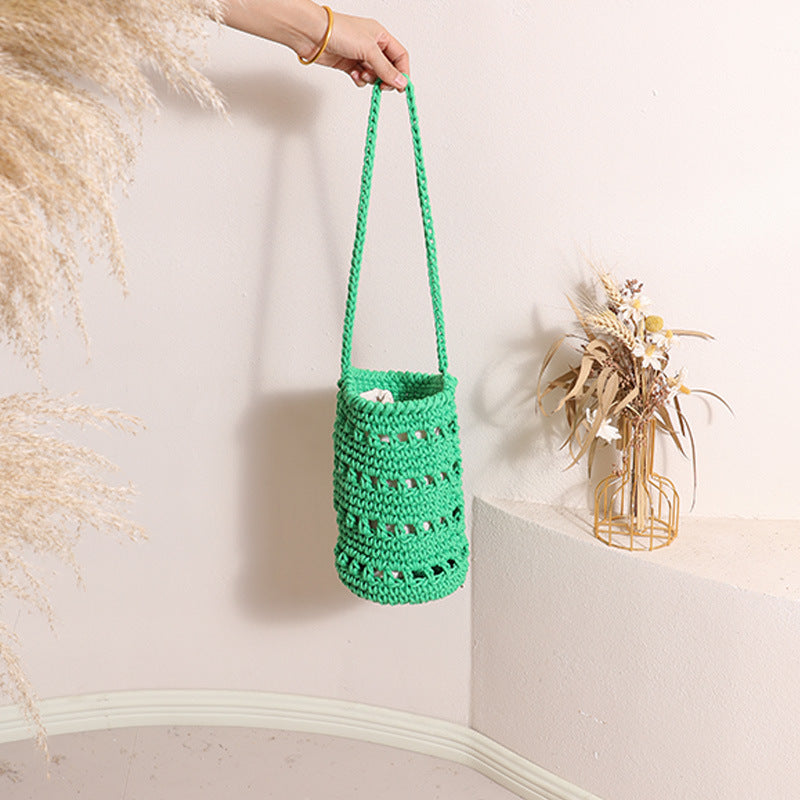 Damen Handgefertigte Makramee Tasche Karnz