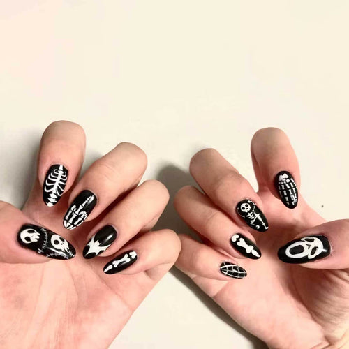 Gothic-Themen Press-On Nagelkunst Set Karnz 1790727346