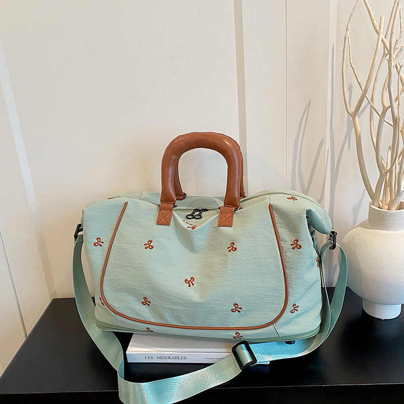 Bestickte Reise-Wochenendtasche