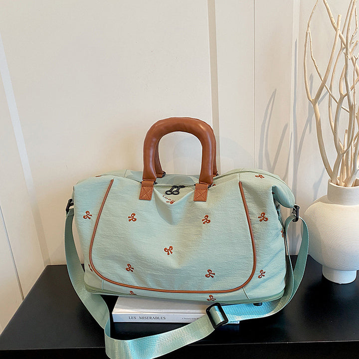 Bestickte Reise-Wochenendtasche