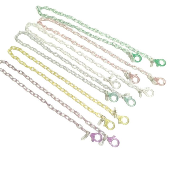 Handgemachte Brillenhalterkette Aus Transparentem Material Karnz