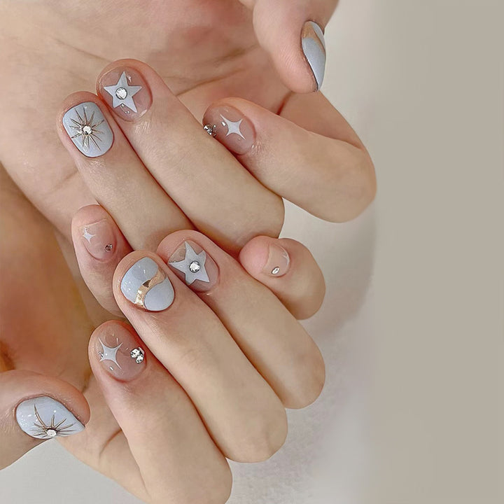 Dekoratives Press-On Nagelkunst-Set Karnz