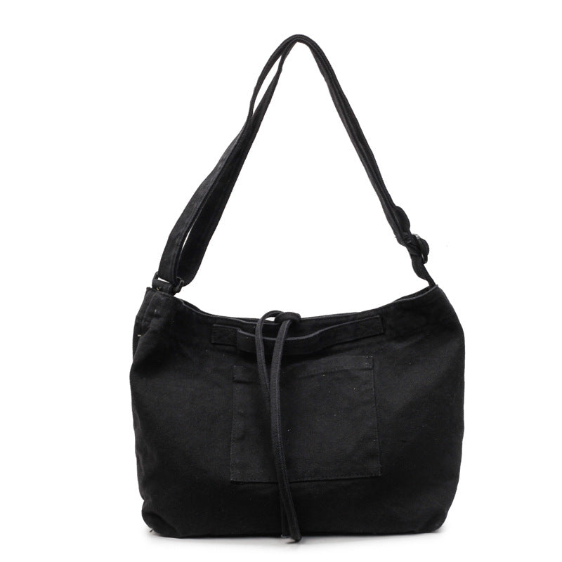 Lässige Zugband-Schultertasche Karnz