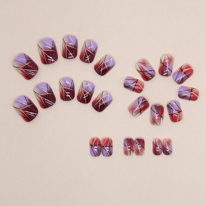 Künstlerische Ombre Nagelverlängerungen Karnz