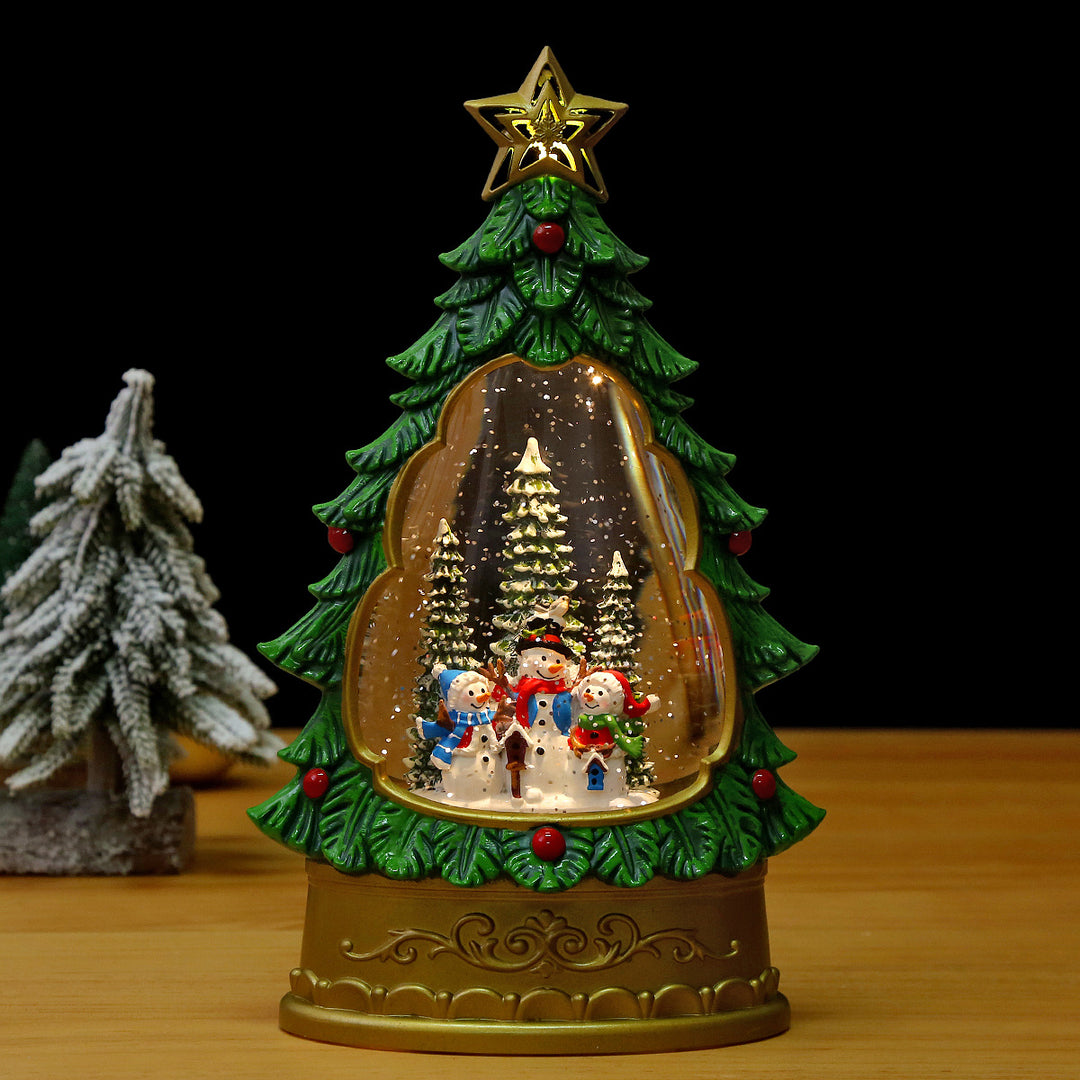 Weihnachtsbaum Schneekugel Karnz