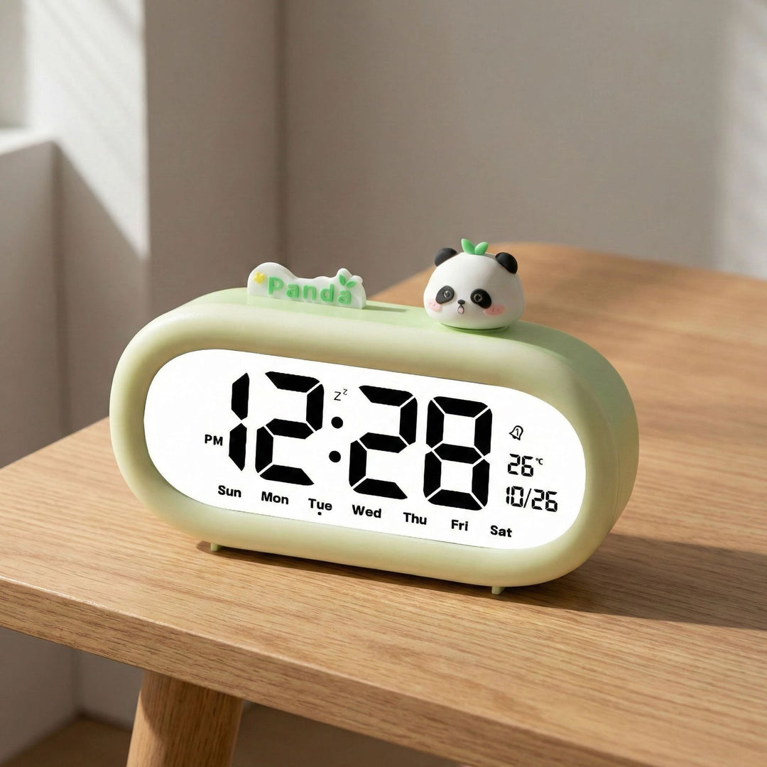 Digitaler Nachttischwecker mit Pandadesign Karnz