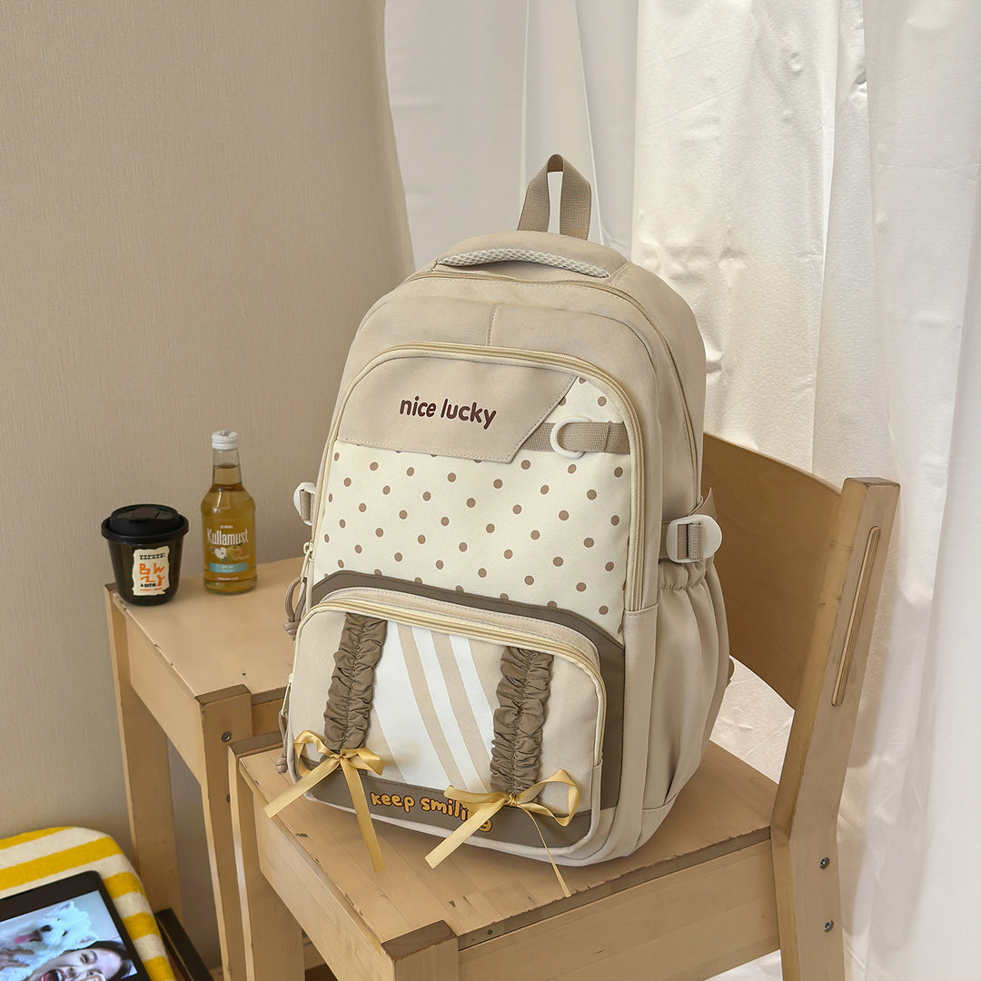 Stylischer multifunktionaler Rucksack mit niedlichen Charms Karnz