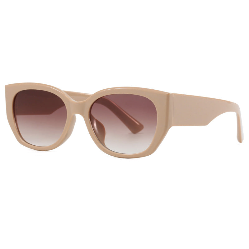 Oversized Katzenaugen-Sonnenbrille