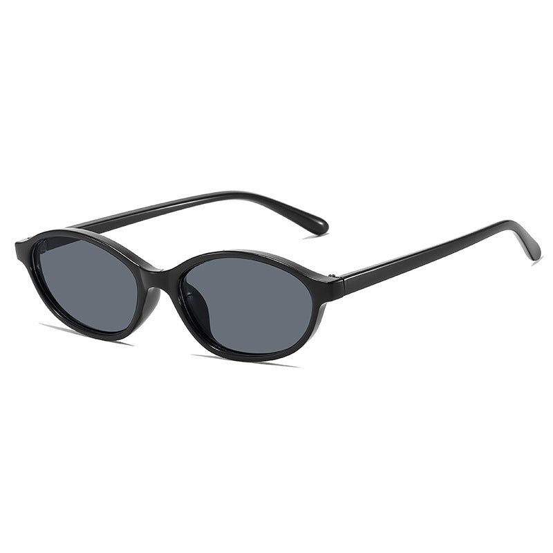 Elegante Vintage-inspirierte ovale Sonnenbrillen Karnz