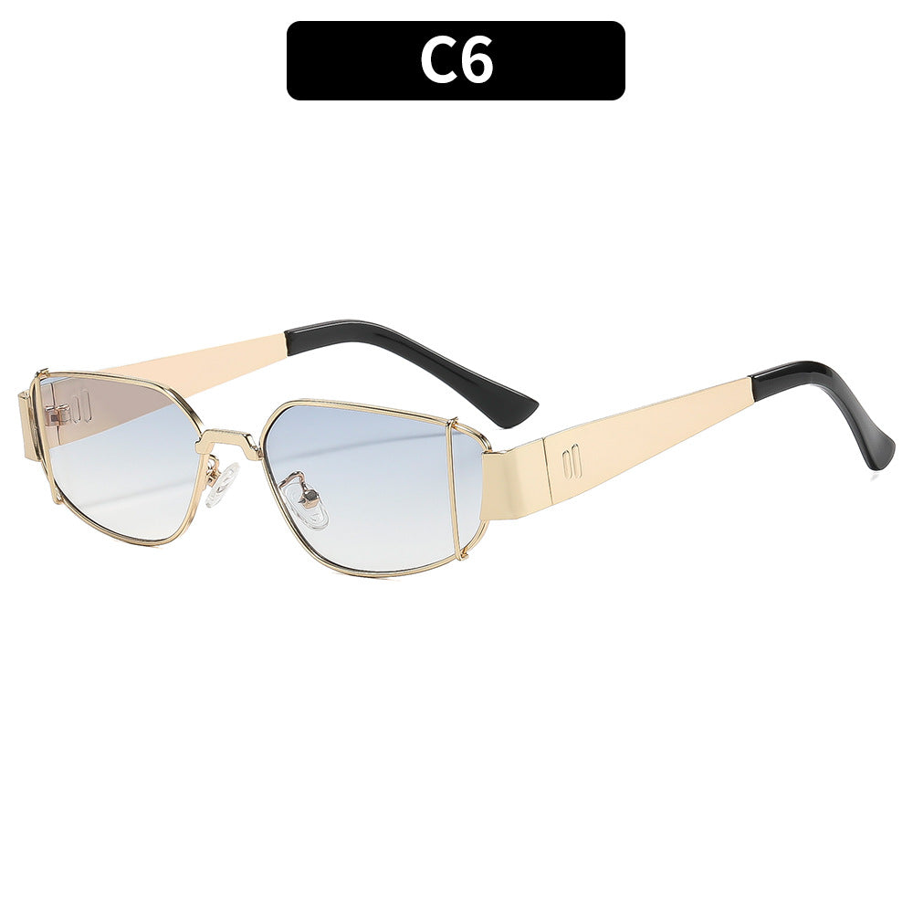Damen Designer-Sonnenbrille im modernen, kantigen Stil Karnz