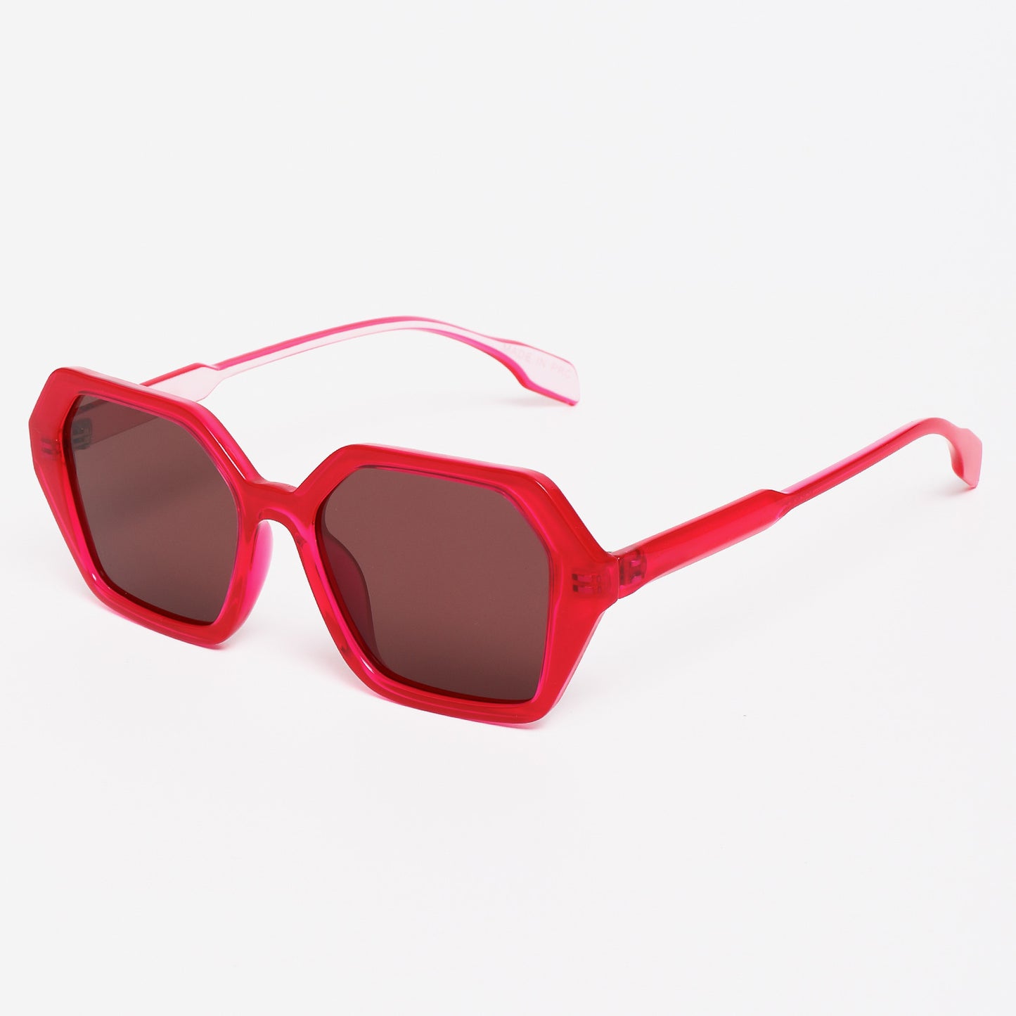 Damen modische Sonnenbrille im modernen Achteck-Design Karnz