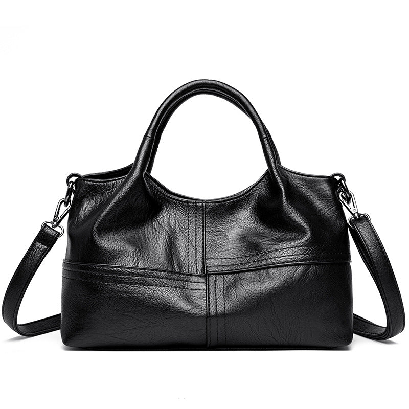 Klassische Kunstleder Handtasche Karnz
