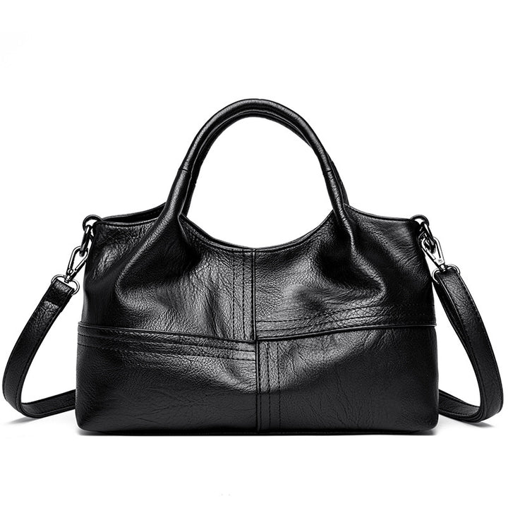 Klassische Kunstleder Handtasche Karnz