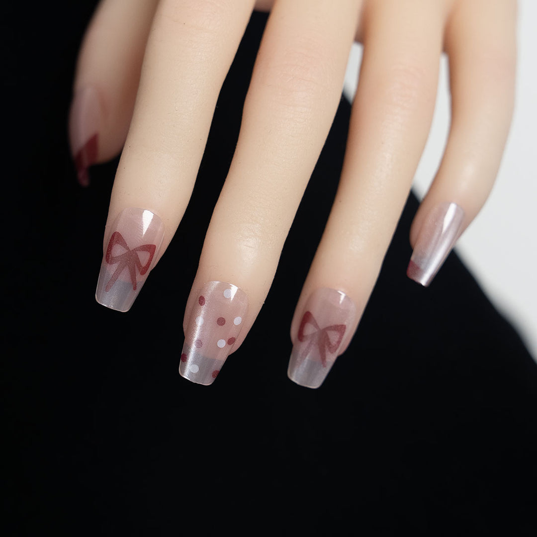 Künstlerisches multifunktionales Press-On-Nagelset