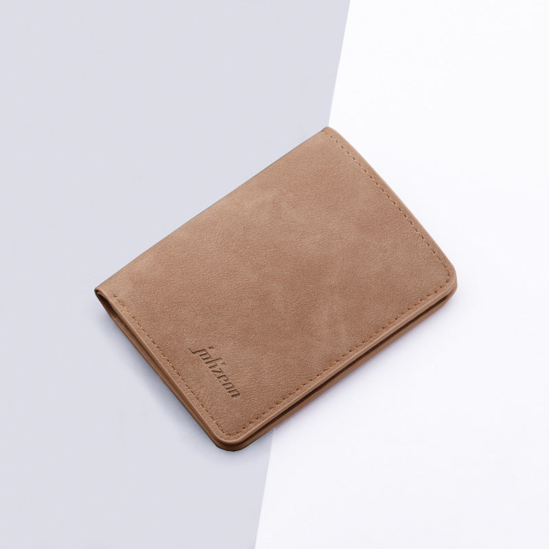 Schlanker minimalistischer Leder-Kartenhalter