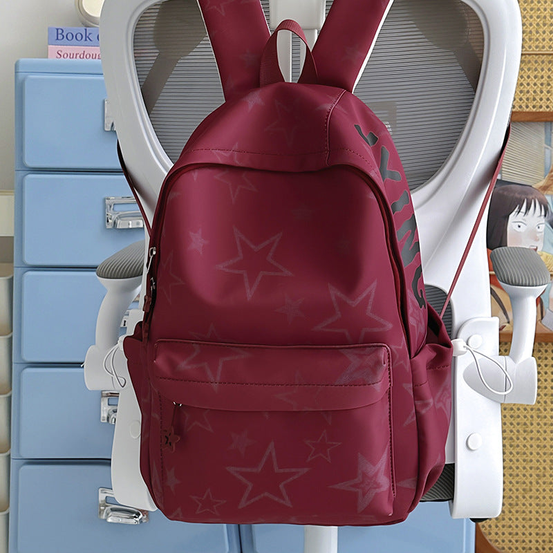 Stylische lässige mit Sternen verzierte Rucksack Karnz