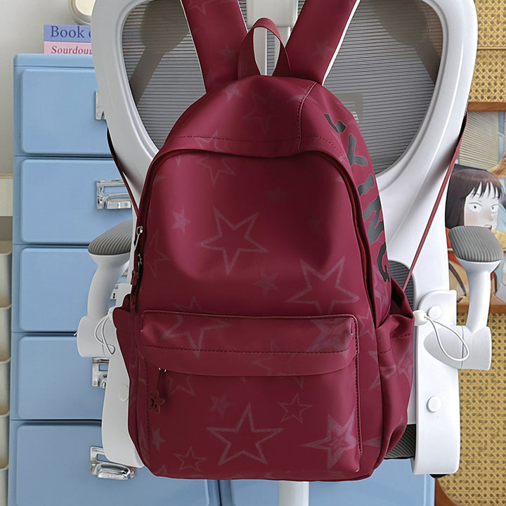Stylische lässige mit Sternen verzierte Rucksack Karnz