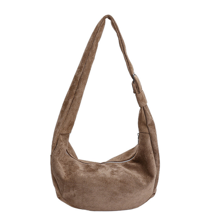 Weiche Wildleder lockere Schultertasche