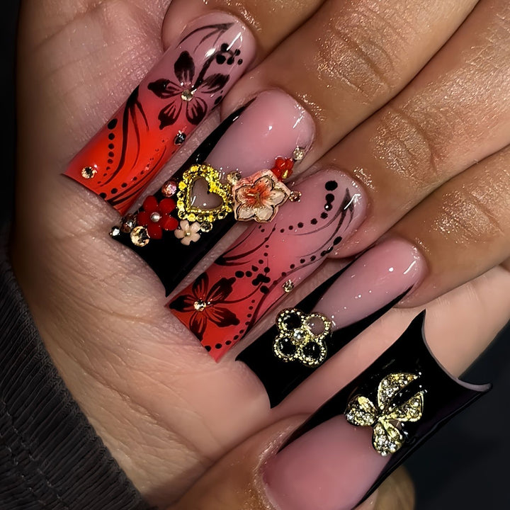 Künstlerische 3D Nagelkunst Verbesserungen Karnz