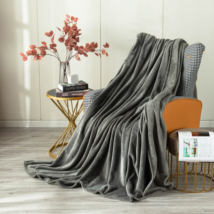 Ultra-weiches Plüsch-Fleece-Wurfdecke