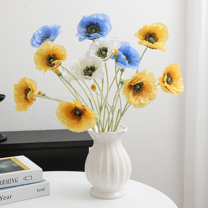 Künstlicher Romantischer Mohnblumenstrauß Karnz