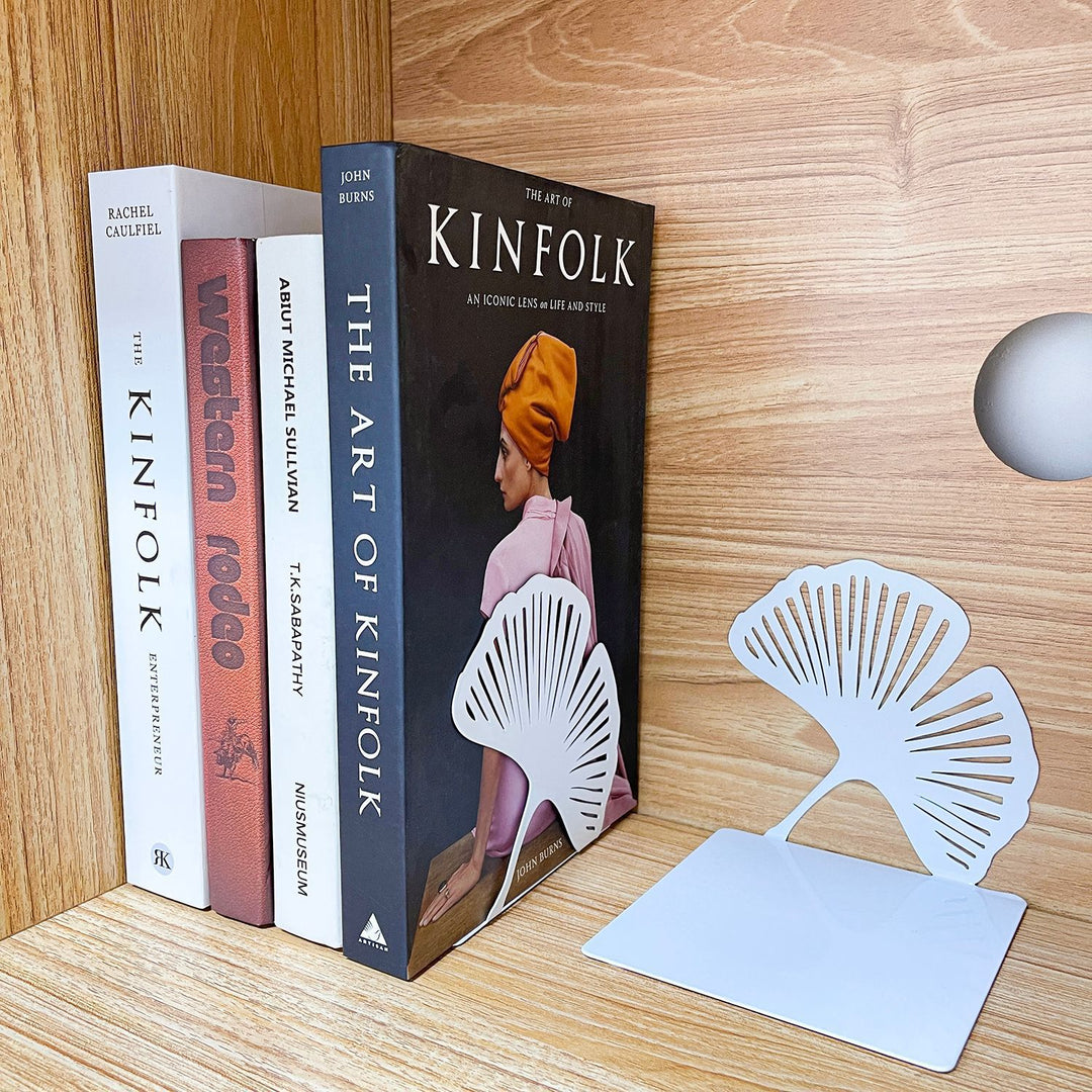 Ginkgo-Blatt Dekorative Buchstützen