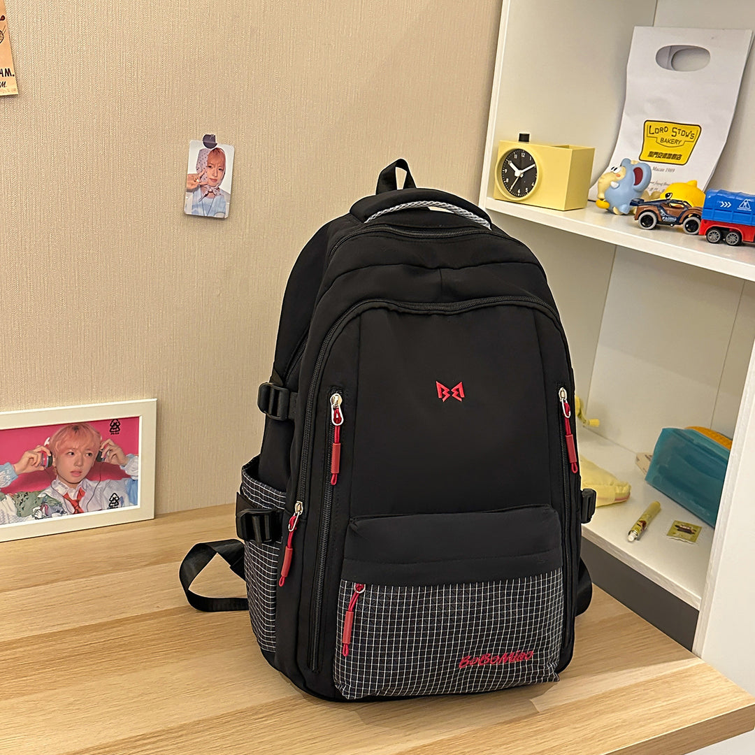 Stylischer Mehrfachfächer-Laptop-Rucksack Karnz
