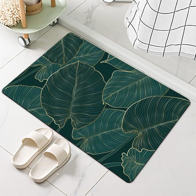 Stylische Wasserabweisende Badematte Karnz