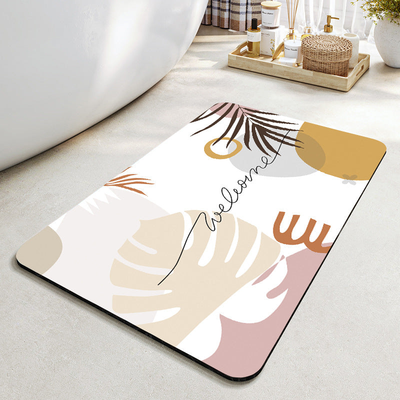 Fröhliches Florales Design Innenbereich Teppich Karnz