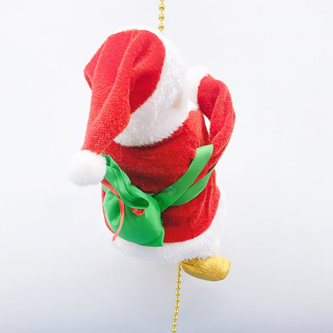 Niedliche Weihnachtsmann-Kletterfigur Karnz