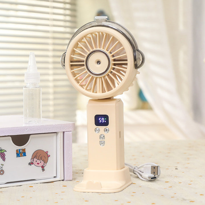 Damen Tragbarer USB Ventilator mit digitaler Steuerungsanzeige und flexibler Neigung Karnz