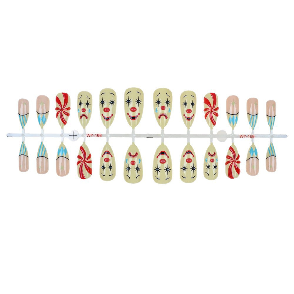 Verspieltes, von Charakteren inspiriertes Press-On-Nagelset Karnz