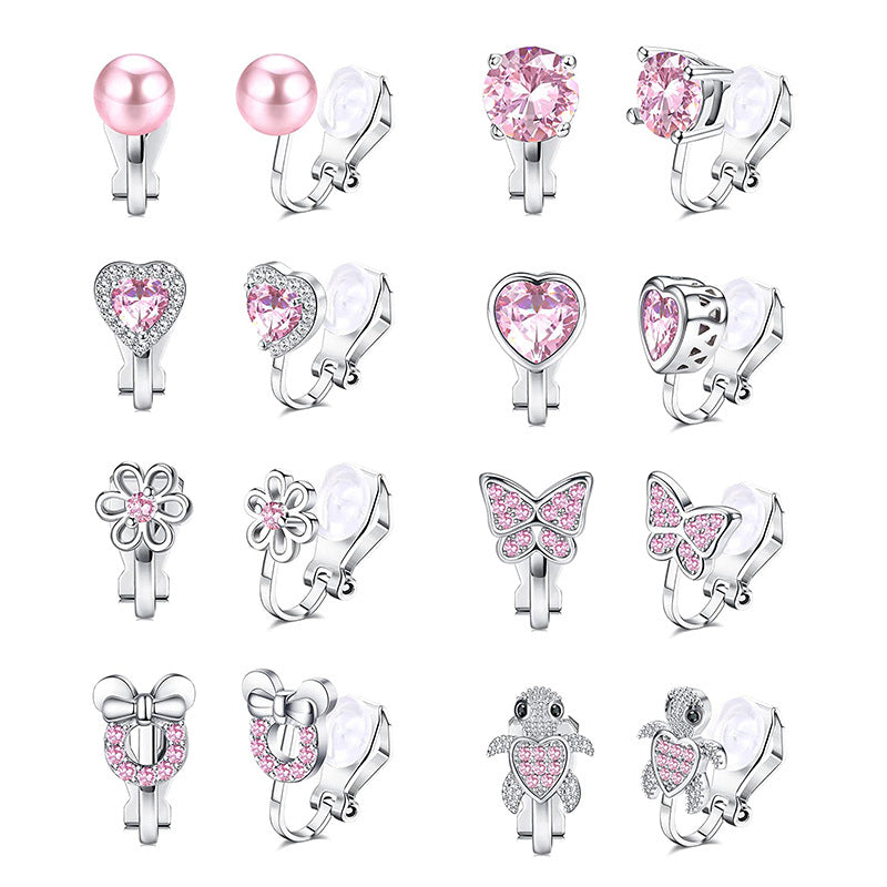 Charmante Clip-On Ohrringe Set Karnz