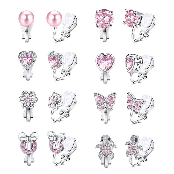 Charmante Clip-On Ohrringe Set Karnz