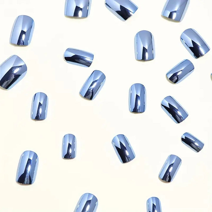 Metallic Finish Press-On Nail Set Karnz