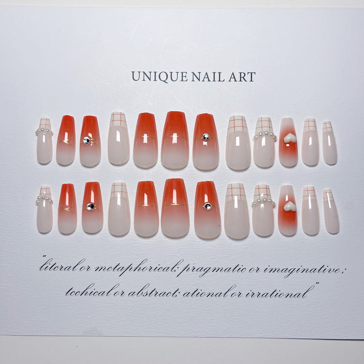 Dekoratives Press-On Nagelkunst Set  1791804135