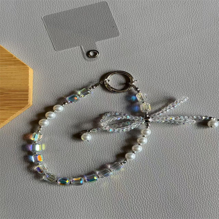 Eleganter Perlen Charm Schlüsselanhänger Karnz 1790135383