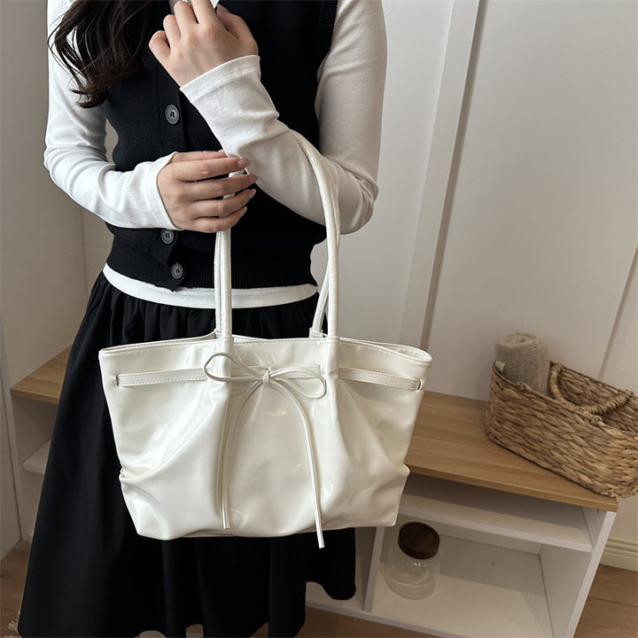 Elegante Patentleder Tote Bag
