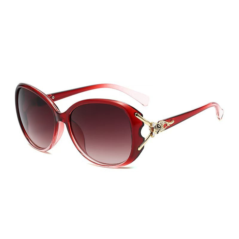 Damen glamouröse Oversize-Sonnenbrille Karnz