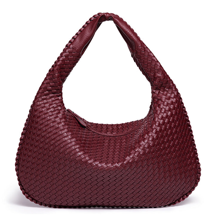 Woven Leather Schultertasche Karnz