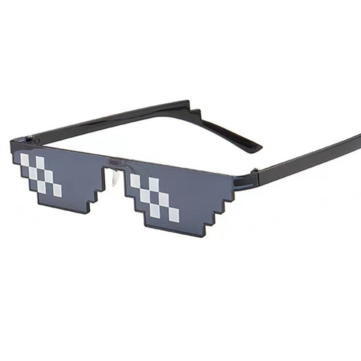 Fette geometrische Shield-Sonnenbrille Karnz
