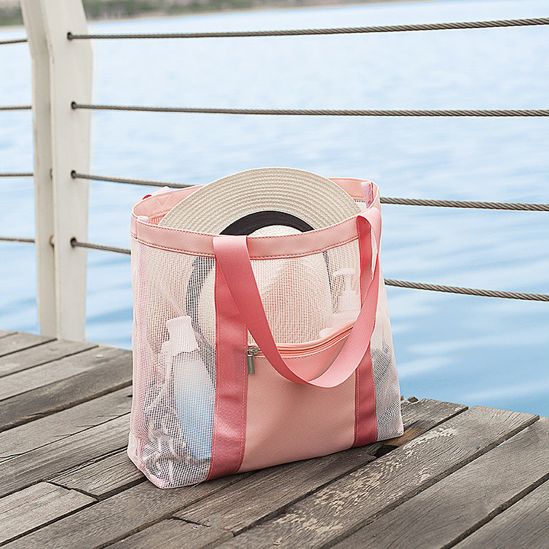 Vielseitige Mesh Strandtasche