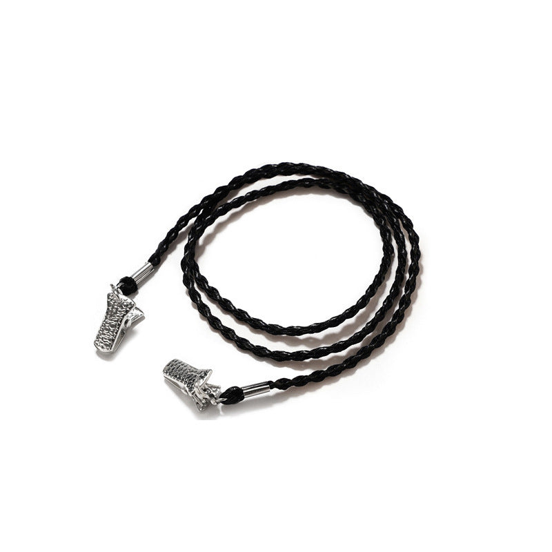 Geflochtener Leder-Brillenband Karnz