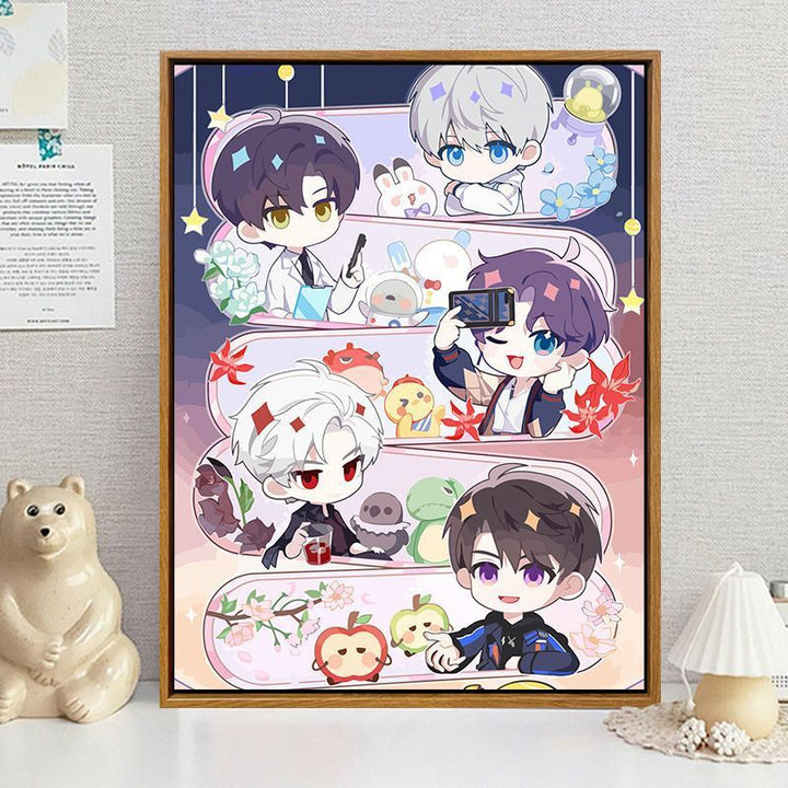 Cartoon-Themen Dekorative Wandkunst Karnz
