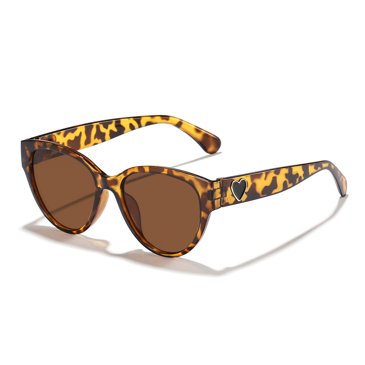 Damen Cat-Eye Sonnenbrille mit herzförmigem Detail und UV-Schutz Karnz