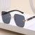 Damen Luxus-Sonnenbrille mit einzigartigem Rahmen und edlen Akzenten Karnz